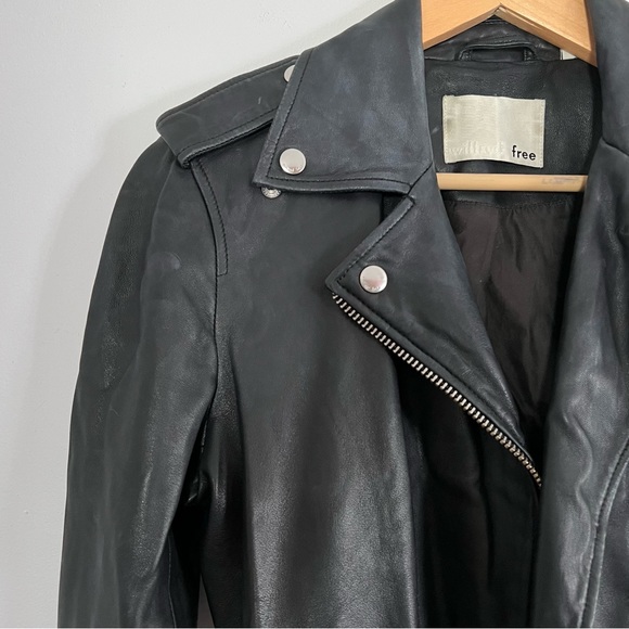 Aritzia Wilfred Free Lennon Biker Jacket - Picture 5 of 16